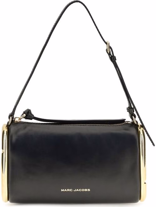 Marc Jacobs Black Calf Leather Bos Taurus Shoulder Bag