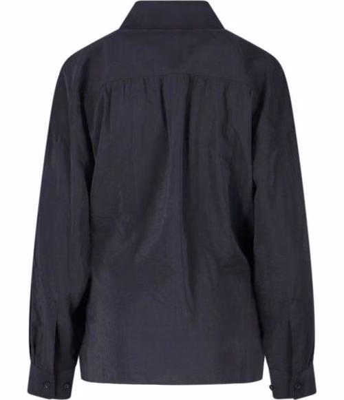 Lemaire Black Polyamide Shirt