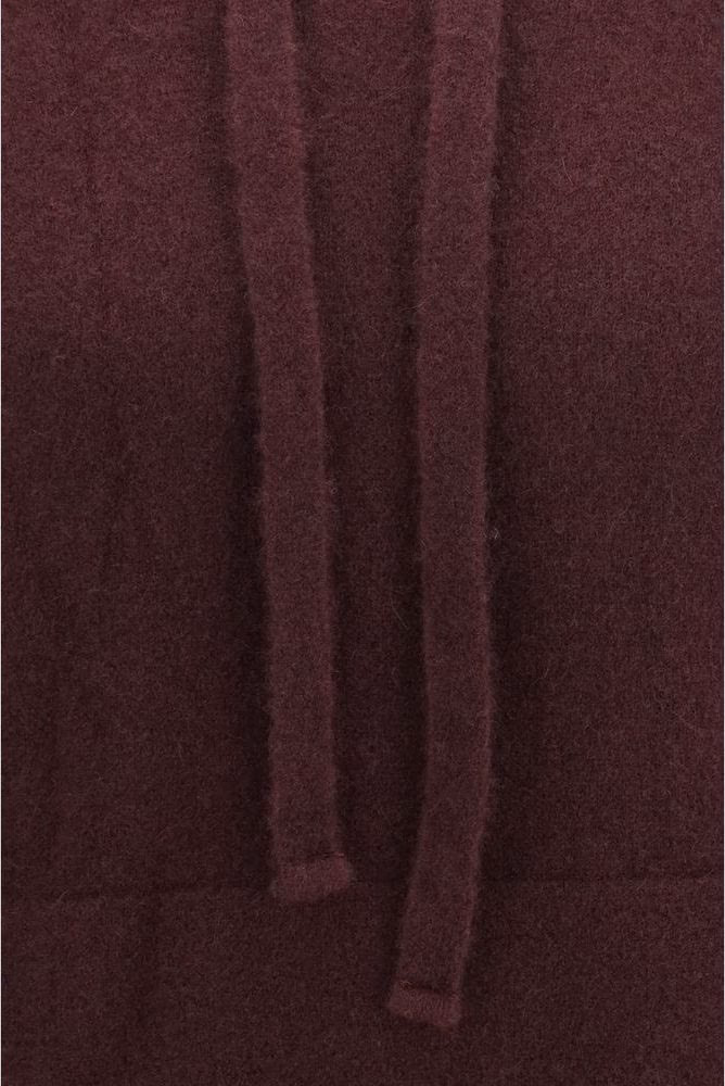 Laneus Bordeaux Cashmere Hoodie