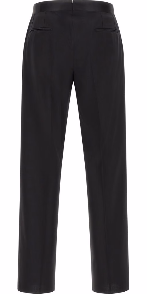 Lardini Black Virgin Wool Tuxedo