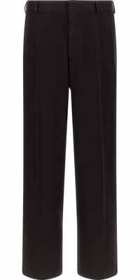 Black Polyester Dress Pants