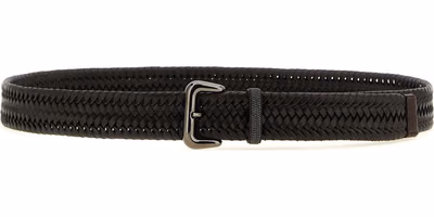 Brown Leather Regular Belt