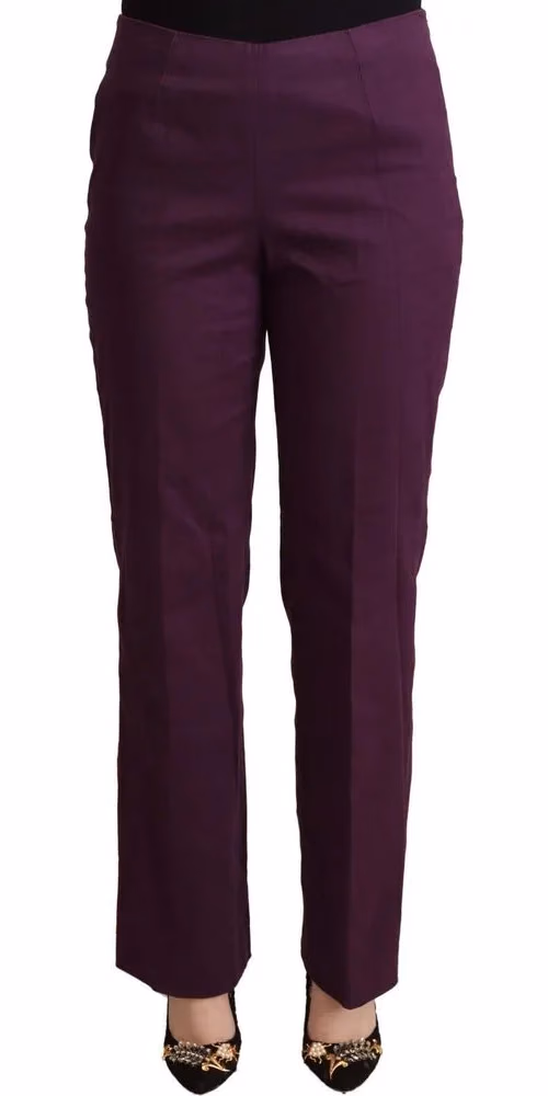 BENCIVENGA Violet High Waist Tapered Casual Pants