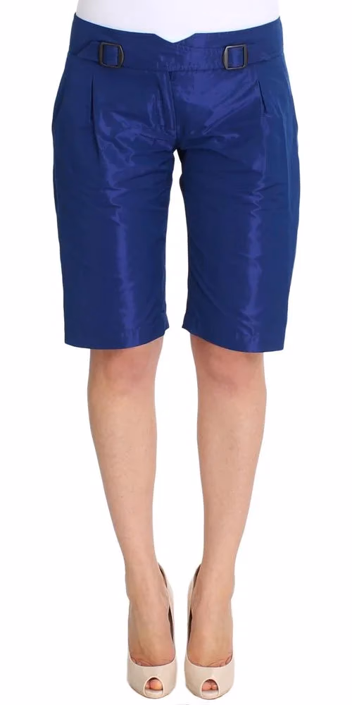 Ermanno Scervino Blue Above Knees Bermuda Shorts