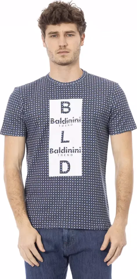 Baldinini Trend Gray Cotton T-Shirt