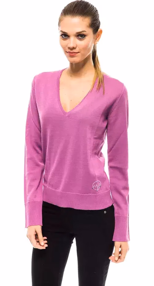 Montana Blu Multicolor Wool Women Sweater