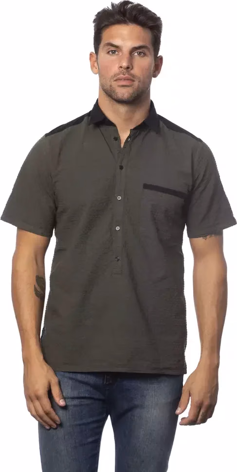Verri Army Cotton Men Shirt