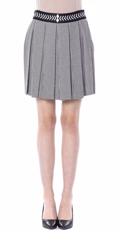 BYBLOS Black Viscose Women Skirt