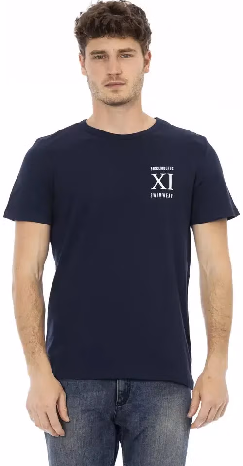 Bikkembergs Black Cotton Men T-Shirt