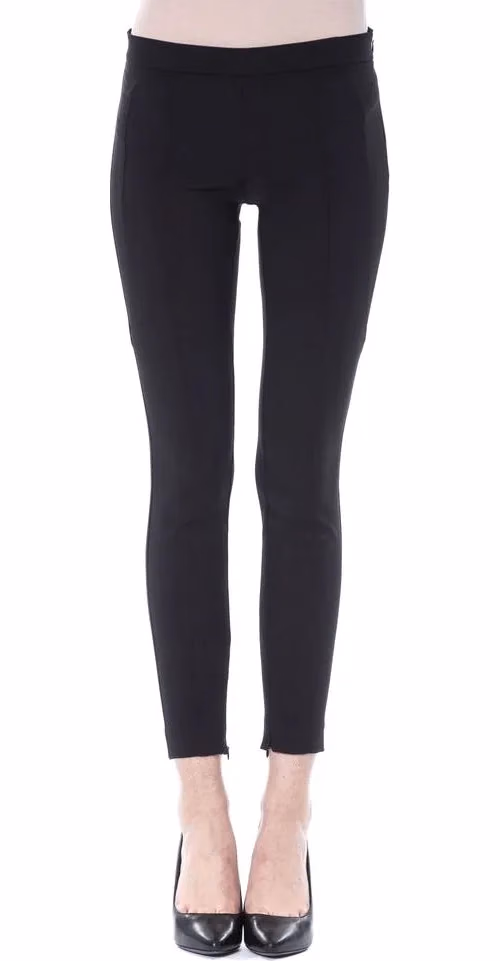 BYBLOS Black Polyester Women's Skinny Pant