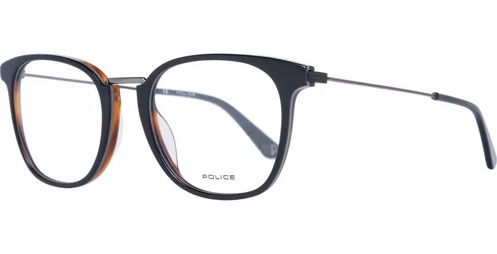 Police Black Metal & Plastic Glasses (Frames)