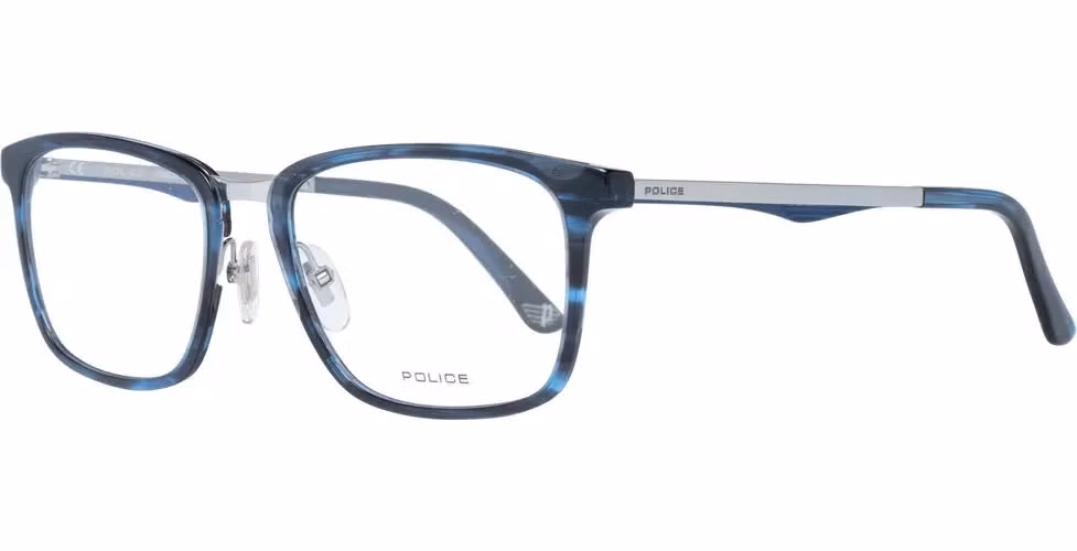 Police Blue Plastic Glasses (Frames)
