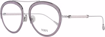 Purple Metal & Leather Glasses (Frames)