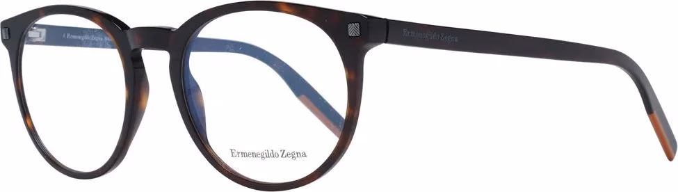 Ermenegildo Zegna Brown Plastic Glasses (Frames)