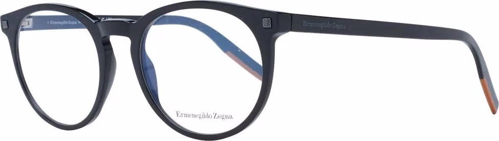 Ermenegildo Zegna Black Plastic Glasses (Frames)