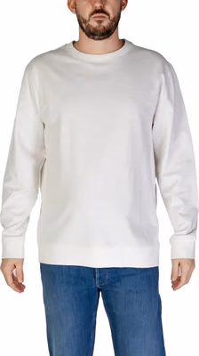 White Cotton Sweatshirt