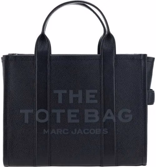 Marc Jacobs Black Calf Leather Bos Taurus Handbag
