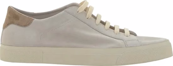 Brunello Cucinelli Cream White Leather Sneakers