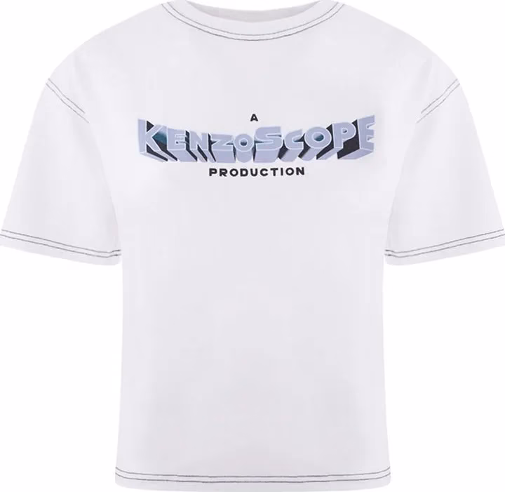 Kenzo White Cotton T-Shirt