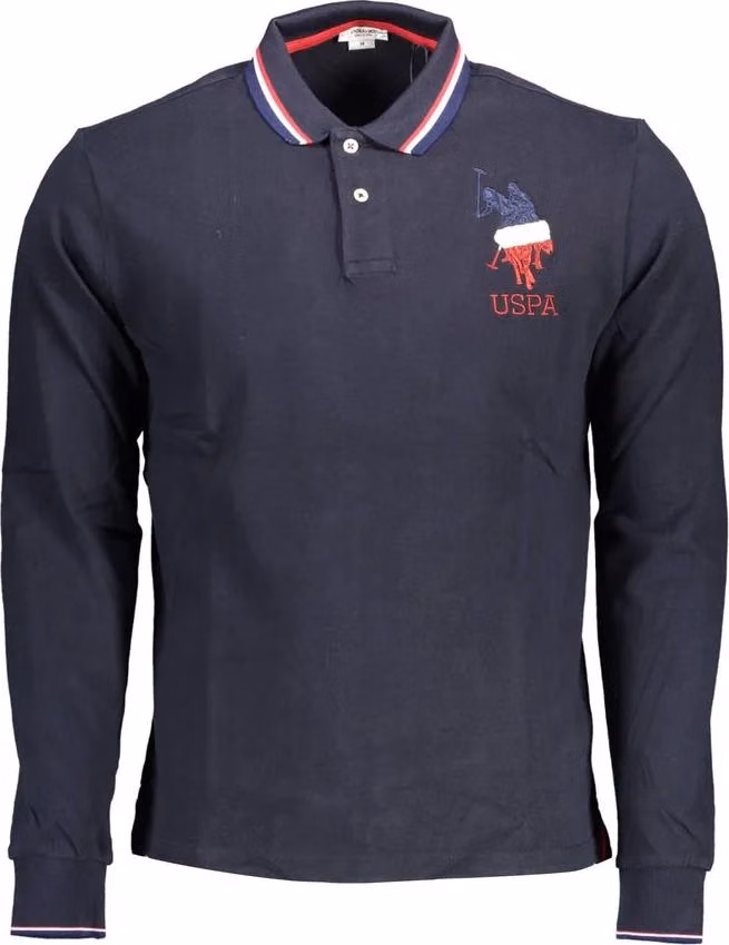 U.S. POLO ASSN. Blue Cotton Men's Polo Shirt