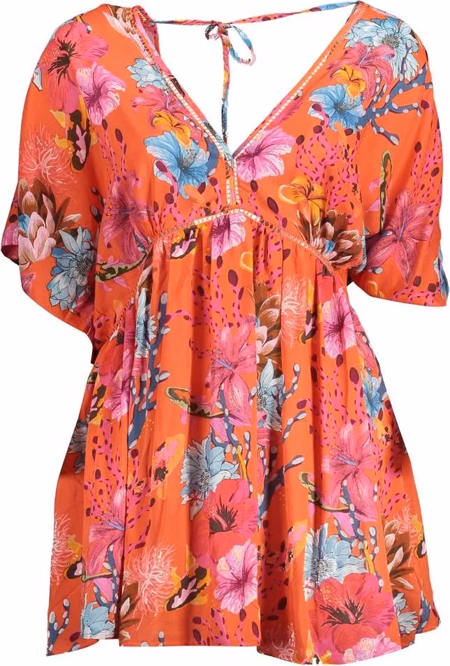 Desigual Rosso Viscosa Womens Dress