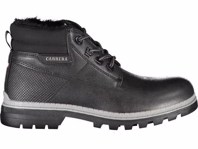 Carrera Black Polyurethane Women Ankle Boot