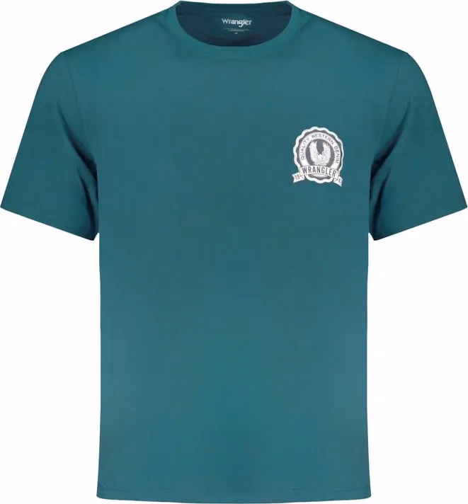 Wrangler Verde Cotton Men T-Shirt