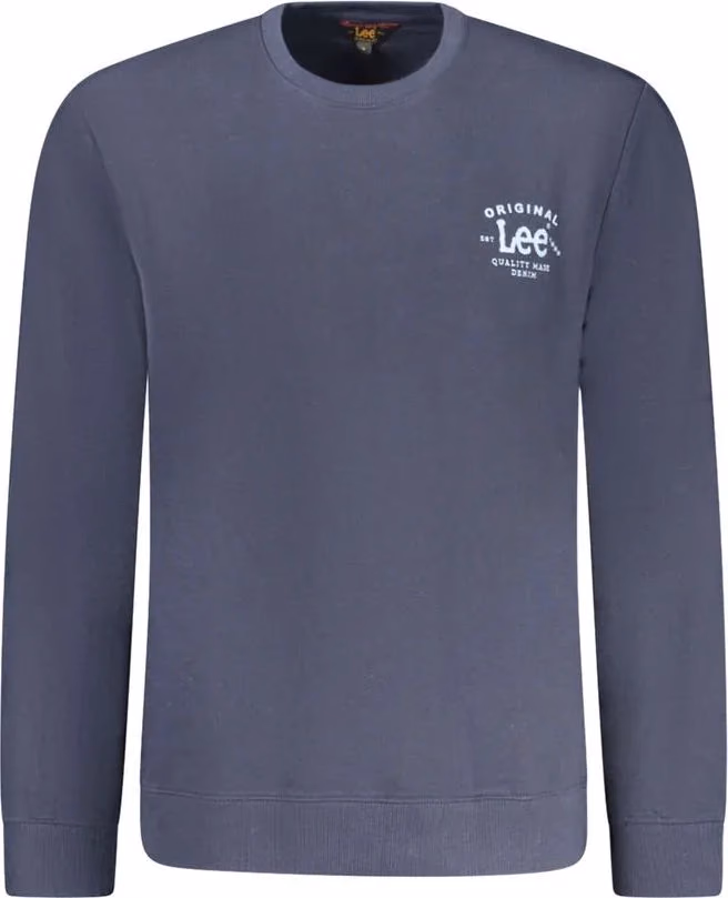 Lee Blue Cotton Men Sweater