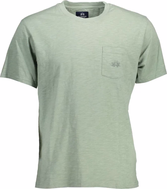 La Martina Verde Cotton Men T-Shirt