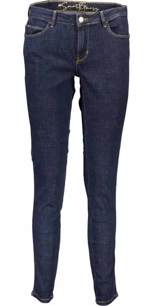 Guess Jeans Blu Recycled Cotton Donna Jeans