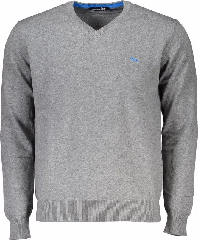 Harmont & Blaine Grigio Cotton Mens Sweater