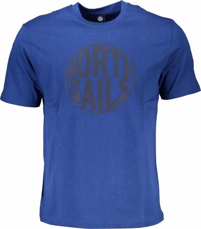 North Sails Blue Cotton Men's T-Shirt