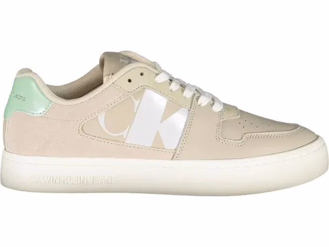 Calvin Klein Beige Polyurethane Women Sneaker