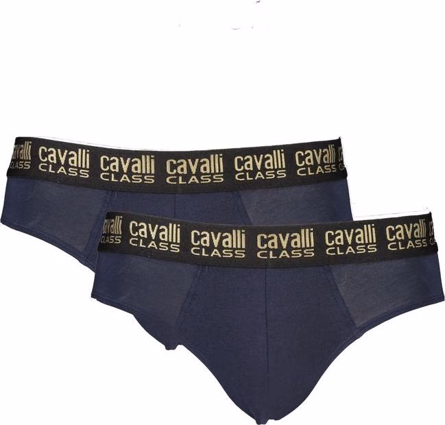 Cavalli Class Blue Cotton Men's Briefs