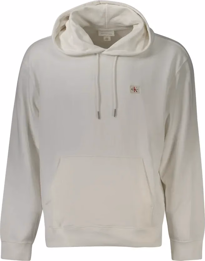 Calvin Klein White Cotton Men's Sweatshirt