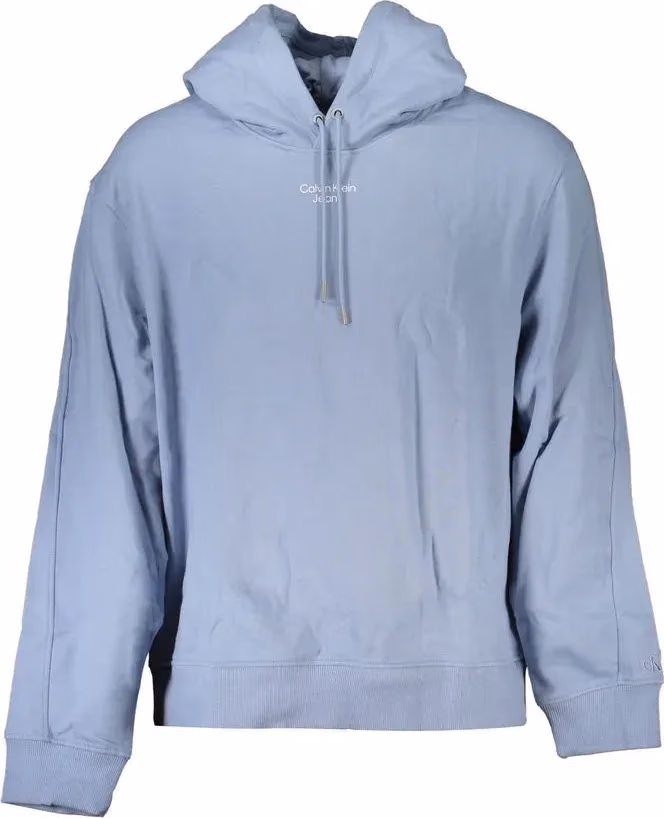 Calvin Klein Azzurro Cotton Men Sweatshirt