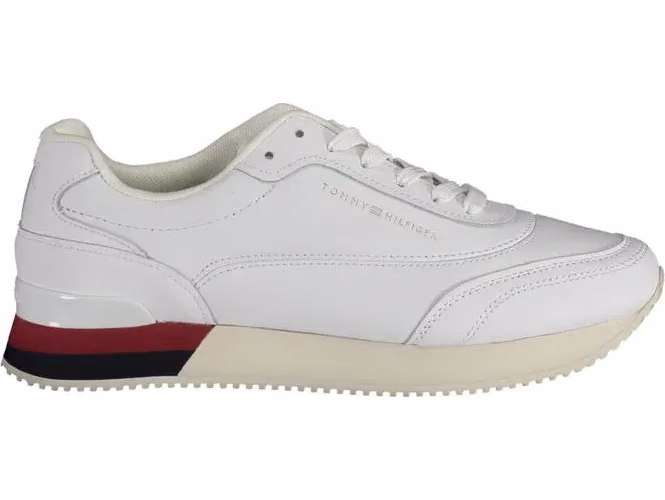 Tommy Hilfiger Bianco Pelle Women Sneaker