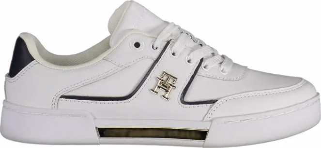 Tommy Hilfiger White Leather Women Sneaker