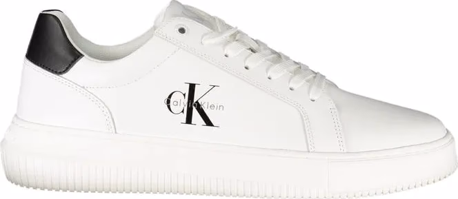 Calvin Klein Bianco Polyurethane Men Sneaker