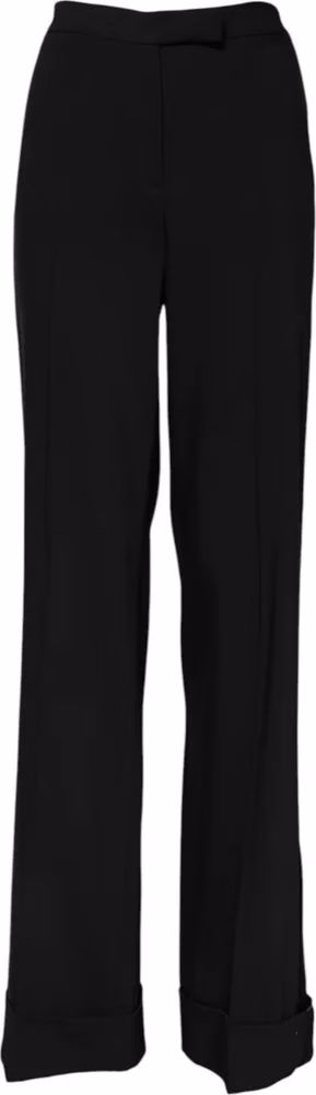 Dolce & Gabbana Black Wool High Waist Flared Pants