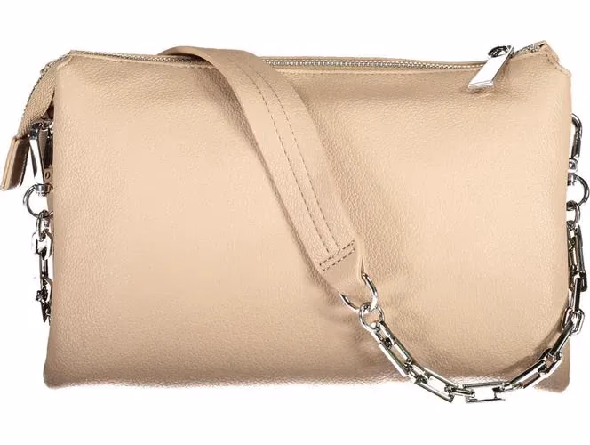 BYBLOS Beige Polyurethane Women Handbag