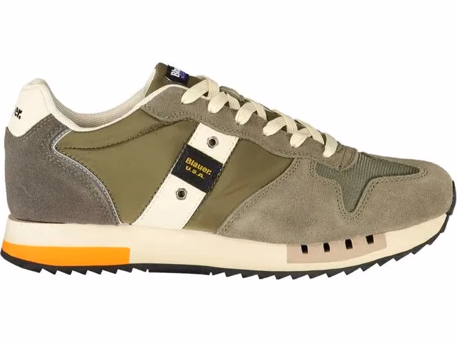 Blauer Verde Poliuretano Uomo Sneaker