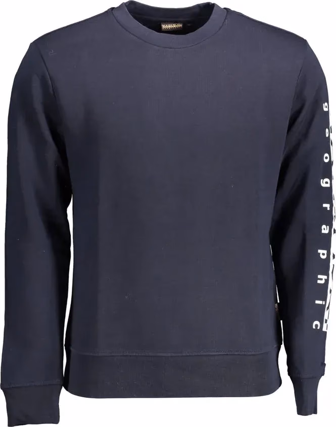 Napapijri Blue Cotton Men's Sweatshirt