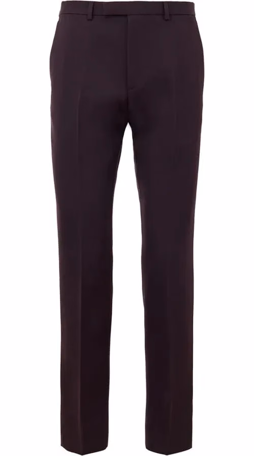 Gucci Bordeaux Wool Dress Pants