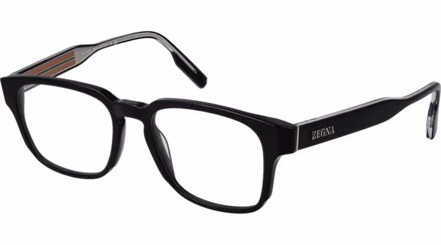 Ermenegildo Zegna Black Acetate Glasses (Frames)