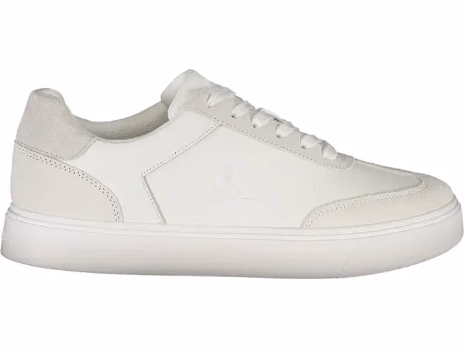 Calvin Klein White Polyurethane Men Sneaker