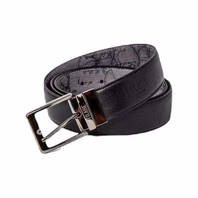 Black Leather Regular Belt