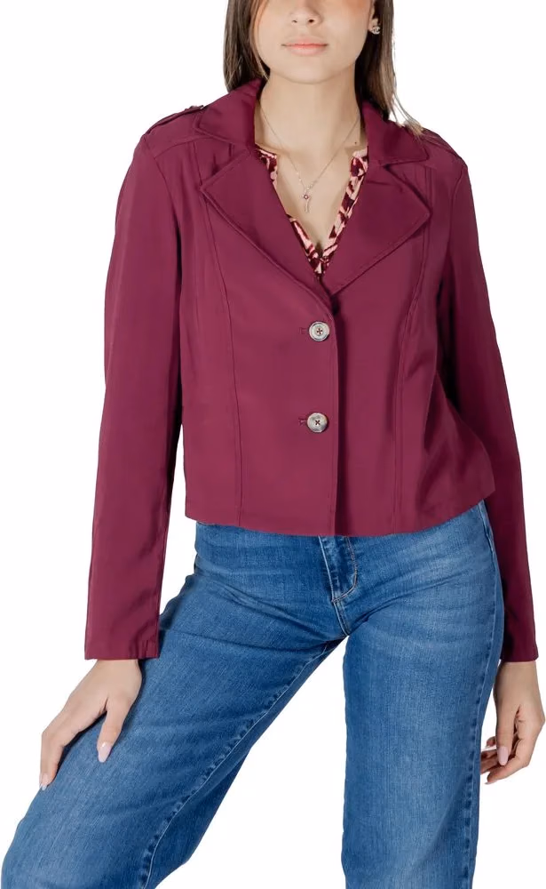 Street One Purple Viscose Coat