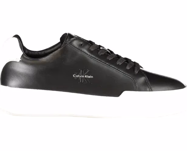 Calvin Klein Black Leather Men Sneaker