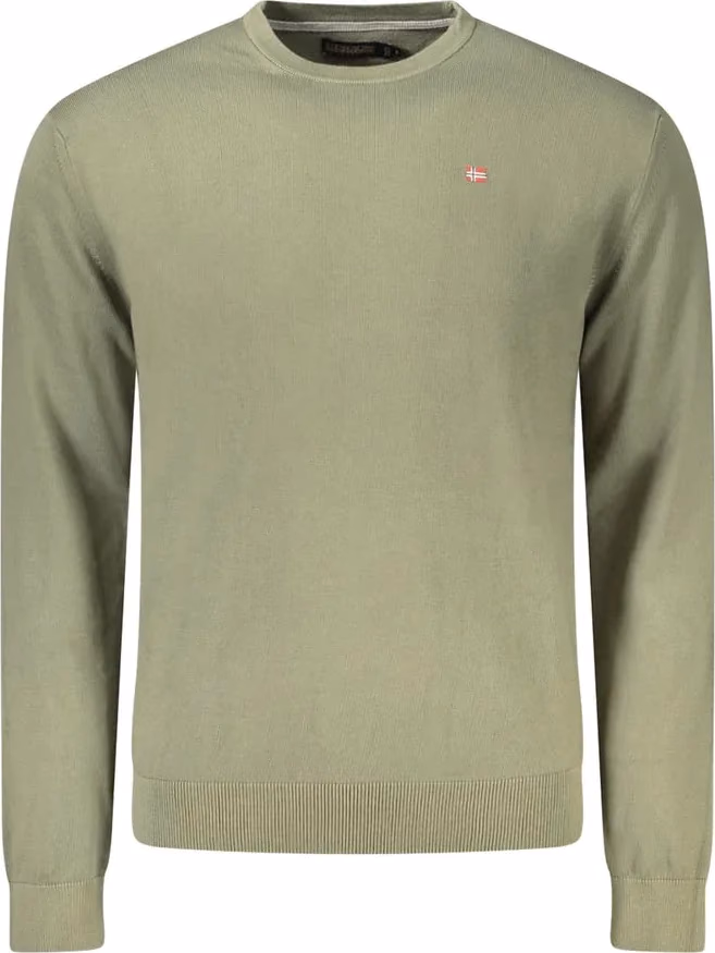 Napapijri Verde Cotton Men Sweater